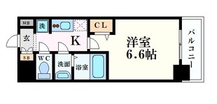 プレサンス玉造ザ・ライブの物件間取画像